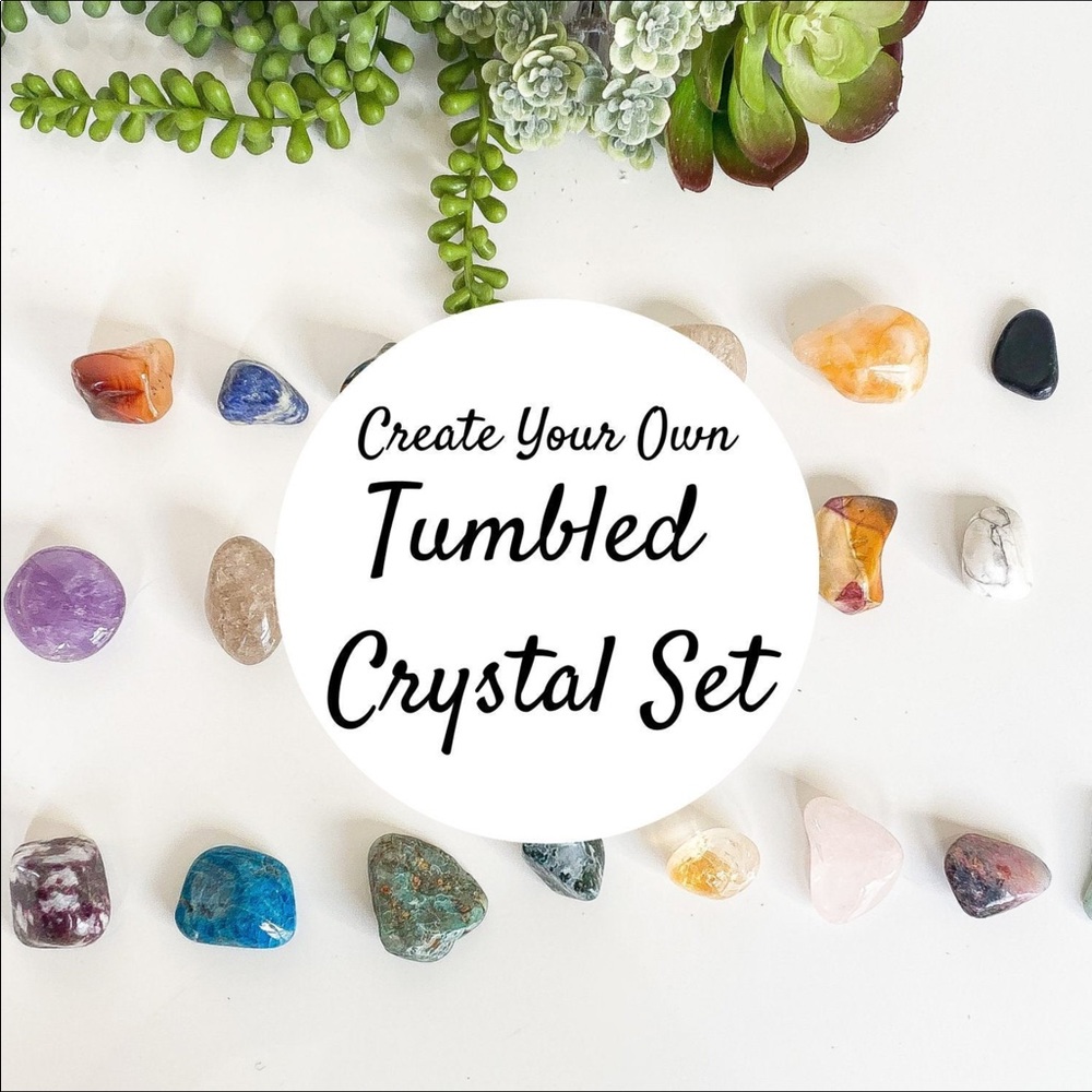 ✨6 For $37✨ Create Your Own: Tumbled Crystal Set